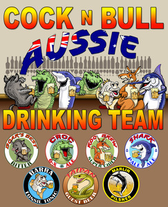 Cock-n-Bull-Aussie-Drinking-team